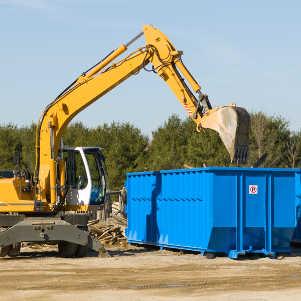 can i choose the location where the residential dumpster will be placed in Snover MI